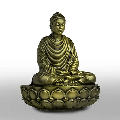Jd Fresh 6 Inch Gautam Buddha Statue - Bronze