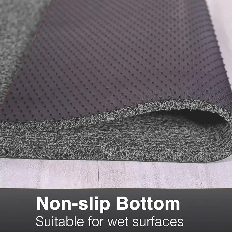 Ishro Home Cushion Noodle Mat Colour Grey For Home Kitchen & Floor Mat For Bedroom