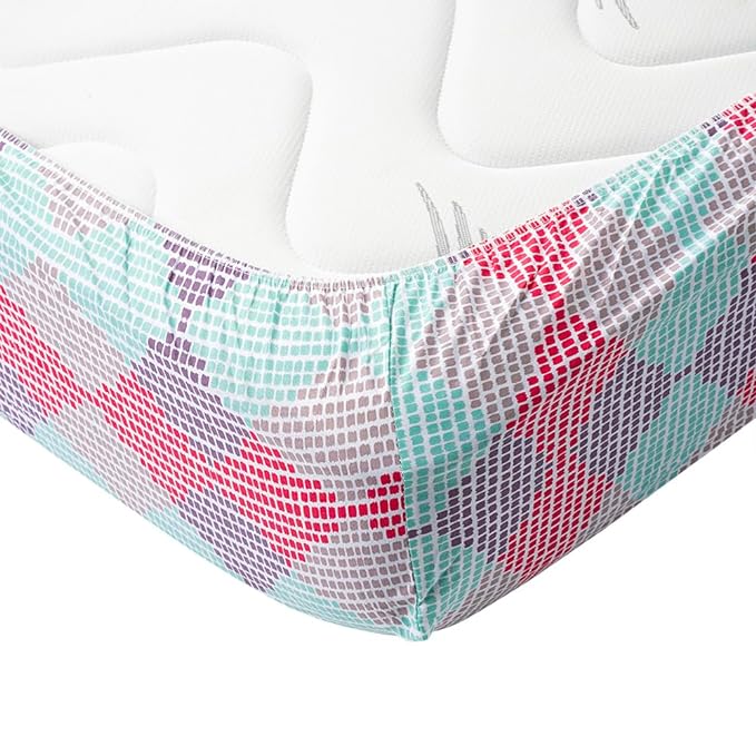 Wakefit Bedsheet For King Size Bedsheet King Size Bed 2 Pillow Covers Elastic Sheet Emerge Multicolor