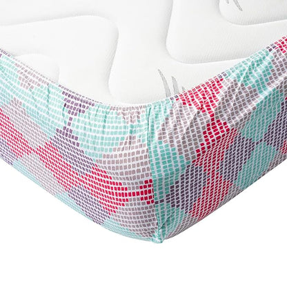 Wakefit Bedsheet For King Size Bedsheet King Size Bed 2 Pillow Covers Elastic Sheet Emerge Multicolor