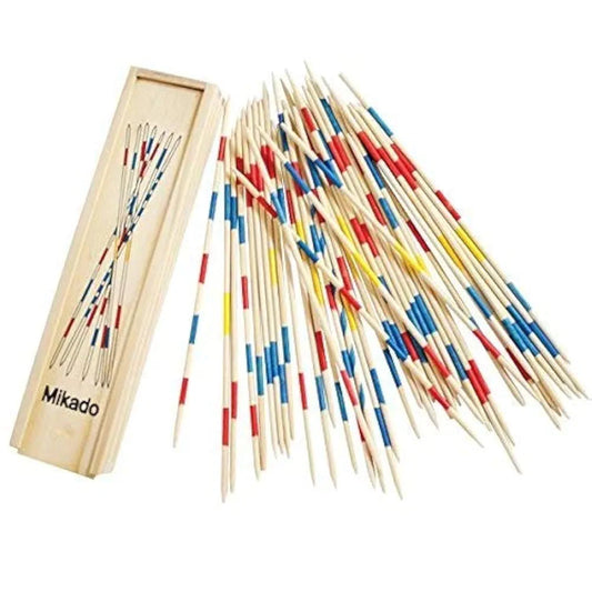 Trinkets & More - Mikado | Wooden 31 Pick-Up Sticks | Best Return Gift | Fun Family Indoor Board Game for Adults and Kids 5+ Years 