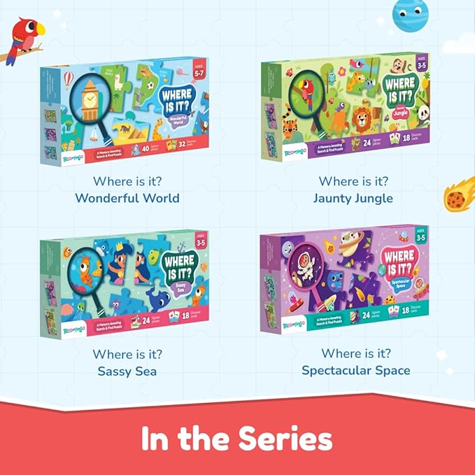 Bloomingo Search and Find Puzzle Kit | Wonderful World