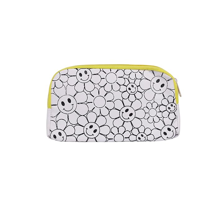 Hobby India Diy Pre-designed Canvas Pouch Painting Kit | Perfect for Kids & Adults | Sunflower