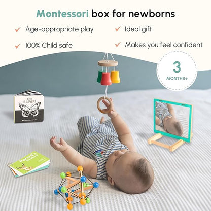 Curious Cub Montessori Learning Wooden Toys Box | Box 2 | Improve & Develop Language Memory Skills