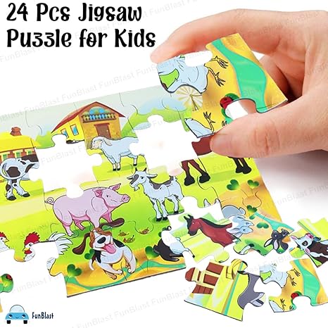 FunBlast Pet Animal Jigsaw Puzzle for Kids Jigsaw Puzzle for Kids