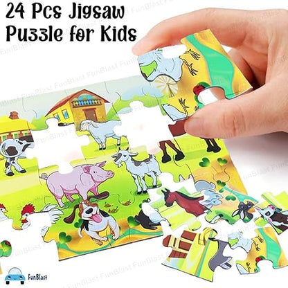 FunBlast Pet Animal Jigsaw Puzzle for Kids Jigsaw Puzzle for Kids
