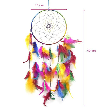 Asian Hobby Crafts Dream Catcher Wall Hanging | Multicolour