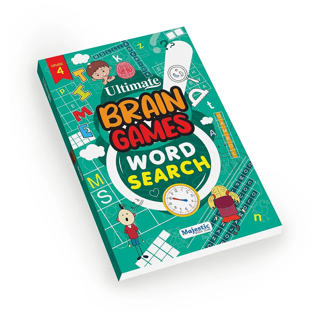 Word Search Grade 4 for Kids  - Ultimate Brain Games: 120+ Challenging Puzzles to Strengthen Language Skills - | The Book Tree Books