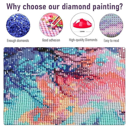 Trexee 5d Diamond Painting Kit For Adults & Kids 30 * 40cm Diy Paint By Numbers Color Multi-3
