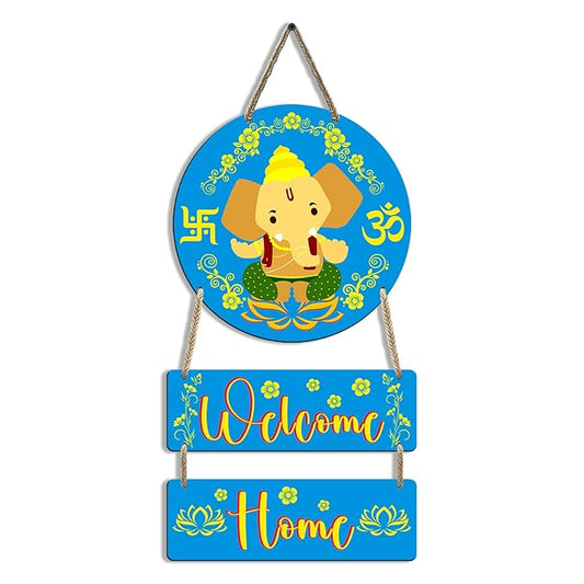 Sehaz Artworks Home Decor Items for Living Room Wooden Wall Hangings for Home  Welcome Home, 60 Cm