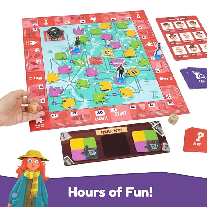 Bloomingo Pretend Play Kit Young Detective New York Files | Become a Detective & Solve Thrilling Mysteries in Newyork