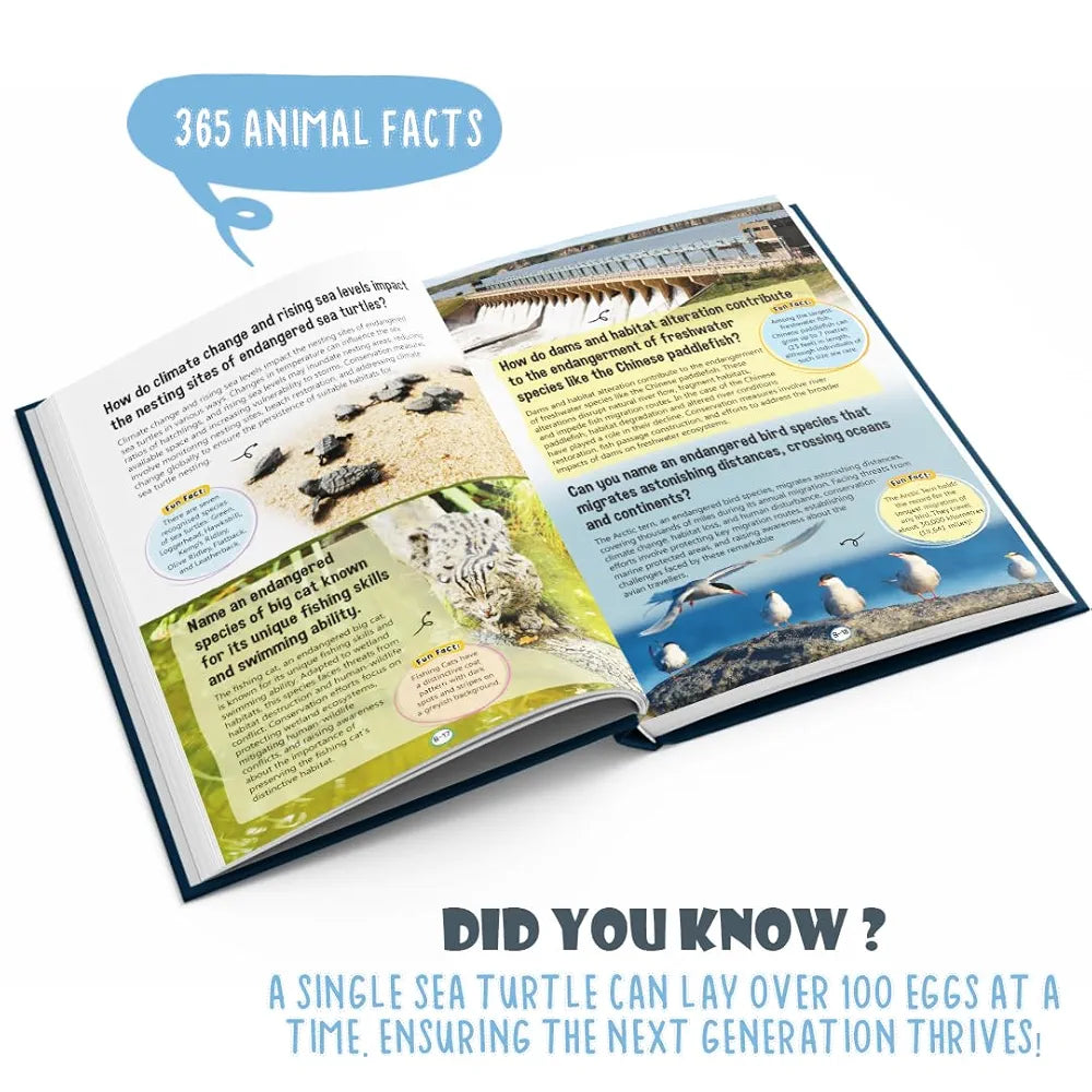 Majestic Book Club’s Big Book of Animals – 365 Fascinating Animal Facts for Kids  | Fun & Educational Wildlife Encyclopedia
