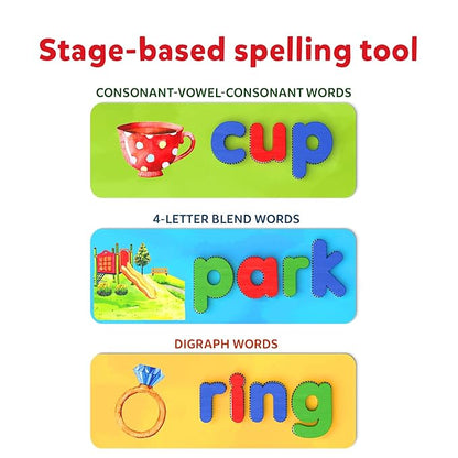 Skillmatics Preschool Learning Activity Ready to Spell Stage Based Learning to Improve Vocabulary
