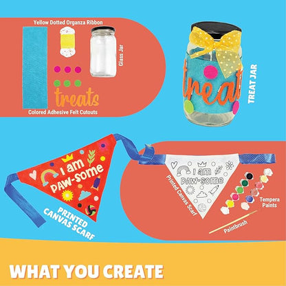 Kalakaram Pet Craft Box | Create 5 Wonderful Crafts With This Kit | Diy Art and Craft Kit | Fun and Engaging Activity Kit for Kids