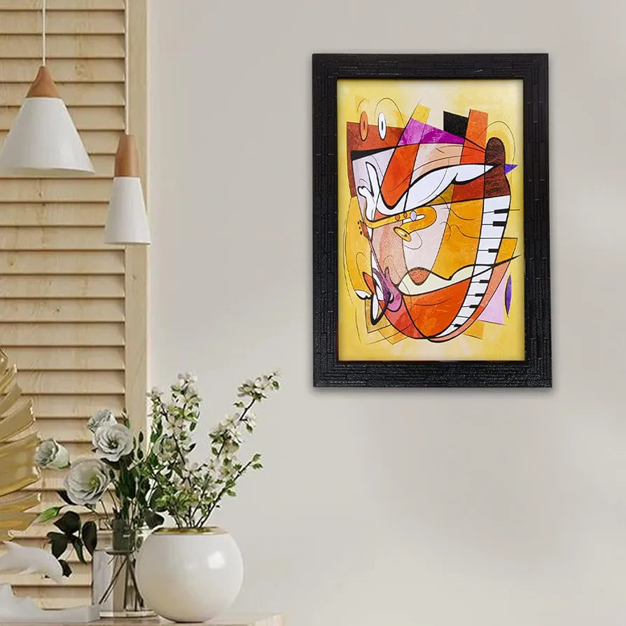 Lifehaxtore Abstract Modern Art Framed Painting Zen Modern Art - Model 4