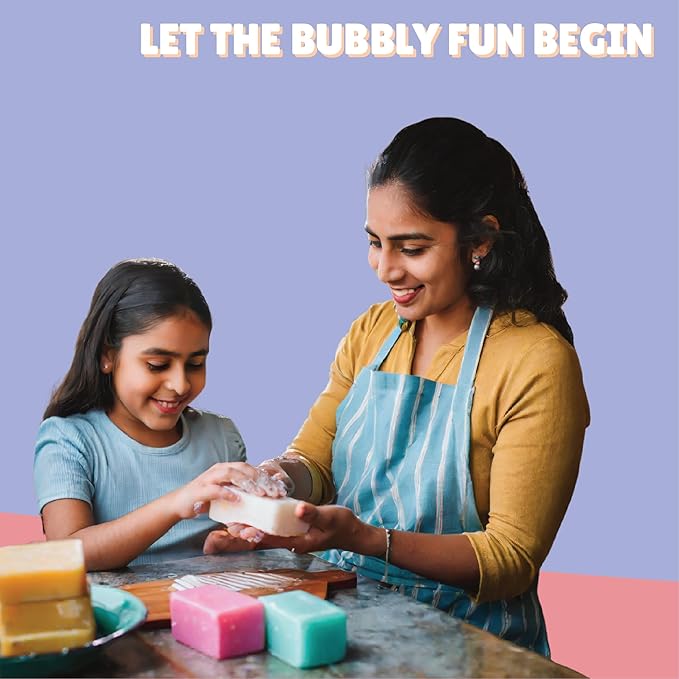 Kalakaram Diy Melt & Pour Shea Butter Soap Making Kit | Craft 6 Sls and Paraben-free Shea Butter Soaps | Diy Kit for Kids