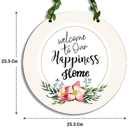 Sehaz Artworks Home Decor Items for Living Room Welcome Home Wall Hanging Only Wall -1-0020