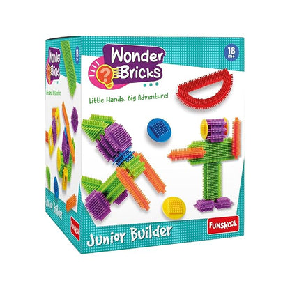 Funskool-Junior Builder Educational 30 Pieces Construction for 18 Months Old Kids and Above Toy
