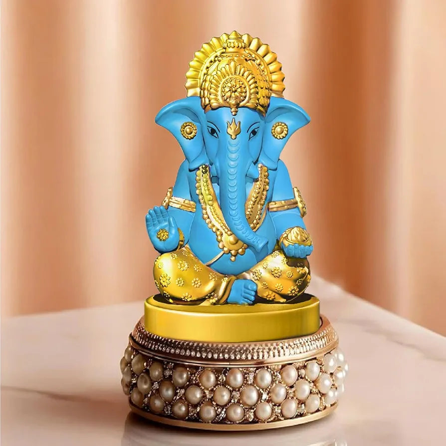 Jd Fresh Ganesh Idol for Home - Blue