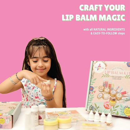 Kalakaram Diy Lip Balm Making Kit - Make 15 Lip Balms | Diy Kit for Kids | Activity Kit for Kids