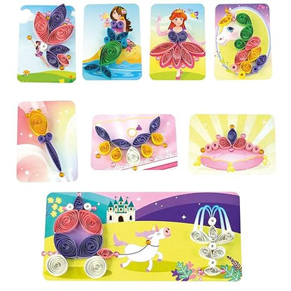 Imagimake Quill On Spyrosity Beautiful Princess Theme Pack for Fun Quilling Activity