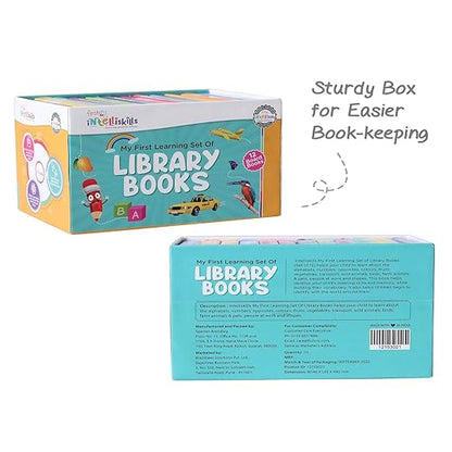 Firstcry Intelliskills My First Learning Set of 12 Premium Board Books for Babies & Toddlers | Early Learning Educational & Activity