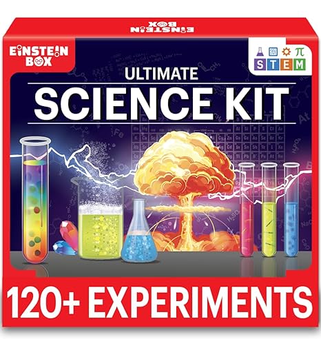 Einstein Box Ultimate Science Kit for Boys and Girls Birthday Gifts Ideas for Kids Stem Learning Toys