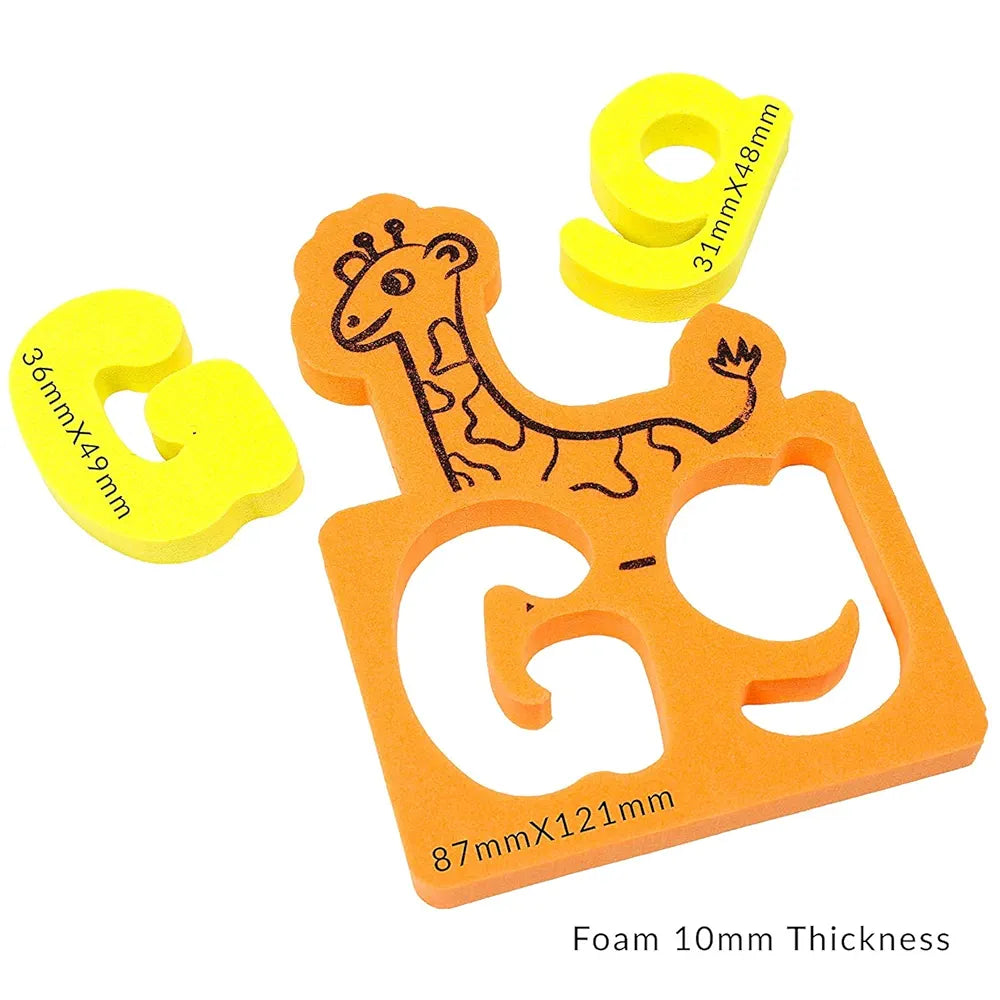 Butterfly EduFields ABCD Alphabets Learning Toys for Kids 3 to 5 Years, Self-Correcting Puzzle, Capital Letters & Associated Objects- Soft, Safe & Durable Foam