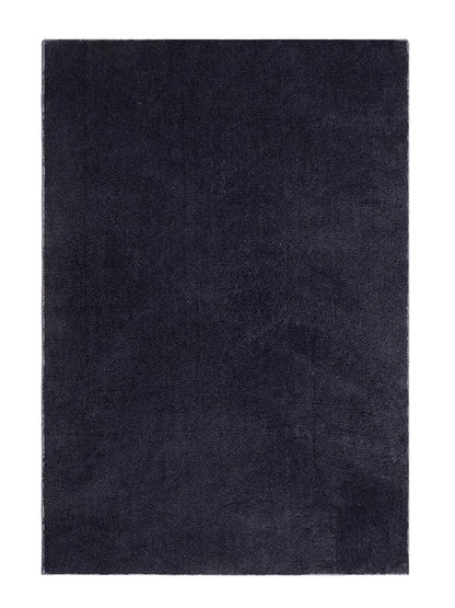 Saral Home Neon Shaggy Yarn Anti-Skid Carpet for Living Room Colour Navy Blue