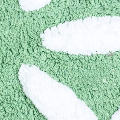 Saral Home Cotton Bathmat with Contour mat Colour Green