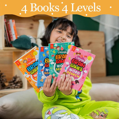 Word Search Activity Book for children Age 3+ years The Ultimate Brain Games Brain Booster Activities Early Learning Enhance Vocabulary English Activity Book | The Book Tree Books