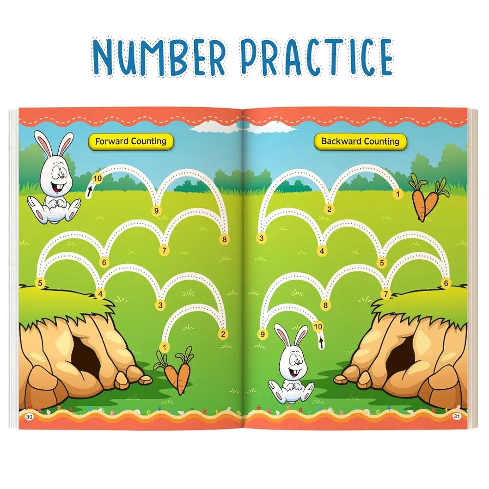 Fun Time Maths Activity Book for Kids - Fun Activities and Math Exercises For Children: Knowing Numbers, Shapes, Count, After, Before,Between