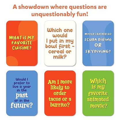 Skillmatics Card Game Who Knows You Best Family Party Game for Boys Girls, Kids Teenagers and Adults