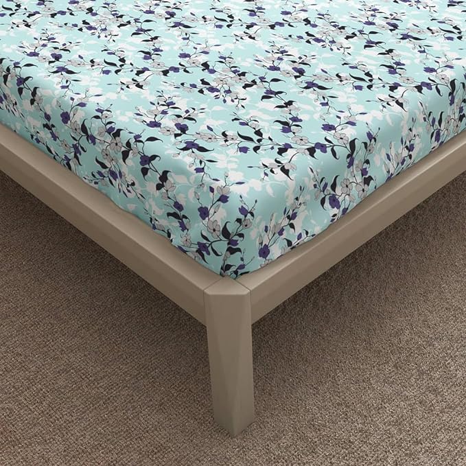 Wakefit Bedsheet For King Size Bedsheet King Size Bed 2 Pillow Covers Elastic Sheet Cicely Multicolor