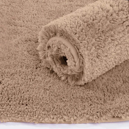 Luxe Home Bath Mat Super Soft Ultra Absorbent Mat Colour Rust (Pack of 2)