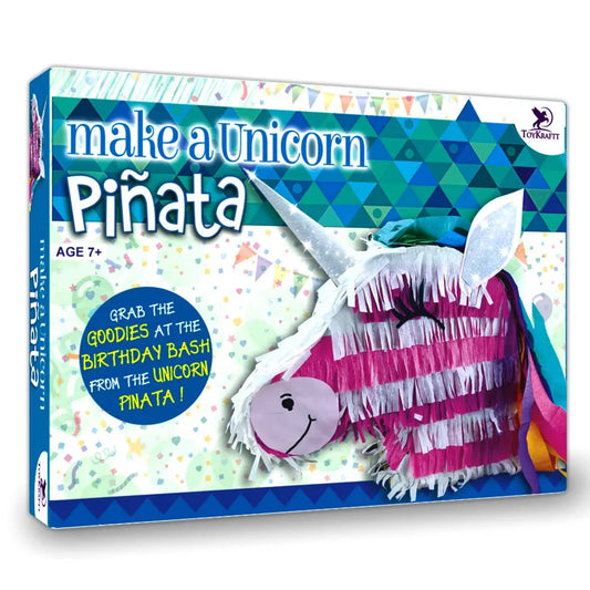 Toykraftt : Paper Craft Kit, Arts & Crafts Kit For Kids, Gifts For Girls Boys, Birthday Pinata, Craft For 5 Year Olds - Make A Unicorn Pinata - Multicolor