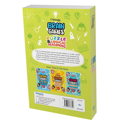 Puzzle & Logical Reasoning for Kids  - Ultimate Brain Games: 120+ Puzzles to Develop Critical Thinking and Logical Reasoning in children - | The Book Tree Books