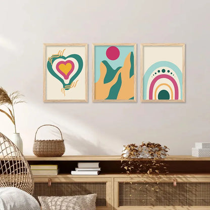 Kotart Premium Digital Madhubani Art Paintings with Frame wall Painting Pack of 6