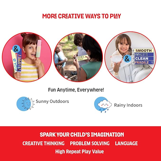 Chalk and Chuckles Smart Sticks Scavenger Hunt Game for Kids | Fun Family Game | Indoor and Outdoor Toys | Educational Toys