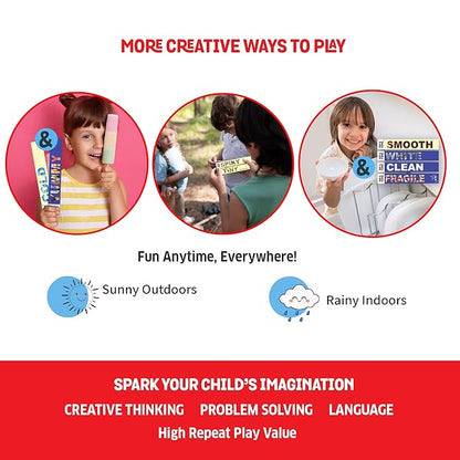 Chalk and Chuckles Smart Sticks Scavenger Hunt Game for Kids | Fun Family Game | Indoor and Outdoor Toys | Educational Toys