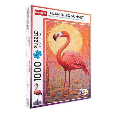 Funskool Flamingo Sunset Jigsaw Educational 1000 Pieces Puzzle
