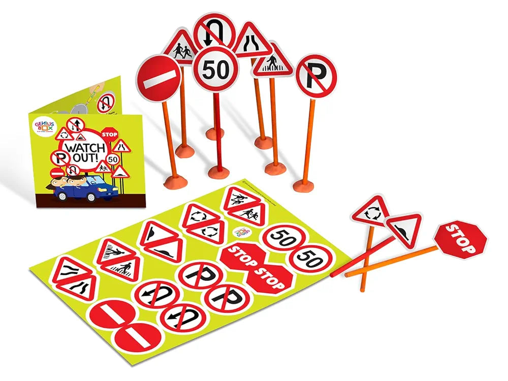 Genius Box - Play some Learning Transport Express Activity Kit,Paper,Multicolor  30 Activity Kit