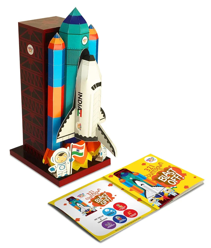 Genius Box Educational Toy for 5+ Year Age: Planes and Rockets DIY, Activity Kit, Learning Kit, Educational Kit, STEM Toy