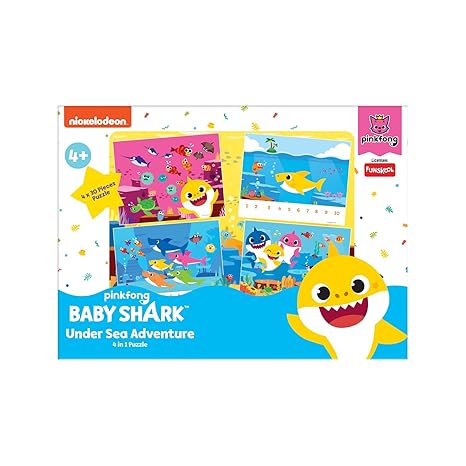 Funskool Baby Shark Under Sea Adventure Educational 120 Pieces Puzzle