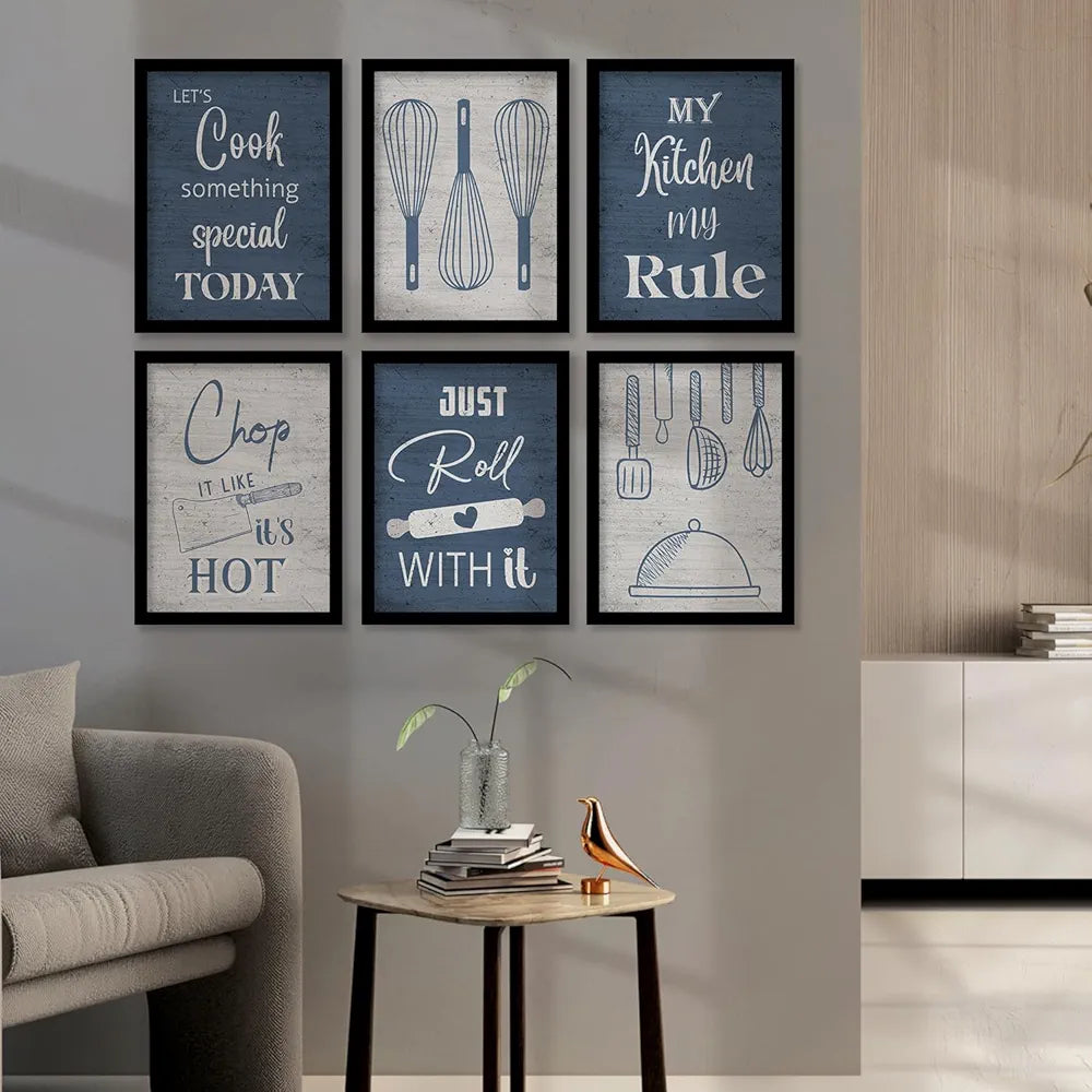 Kotart Restaurant Quotes Framed Posters for Kitchen Wall Decoration Kitchen 4