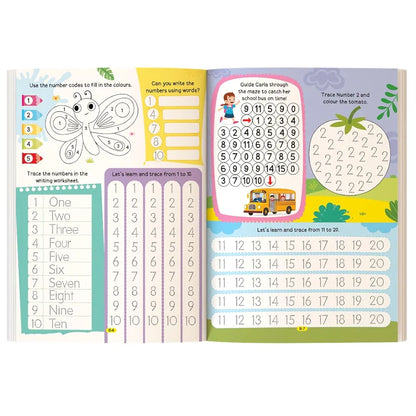 500 Brain Builder Activity Book for Kids Age 4+ | Maths & Brain Booster Activities | Early Learning Workbook with Matching Games, Puzzles, Number Activities & More