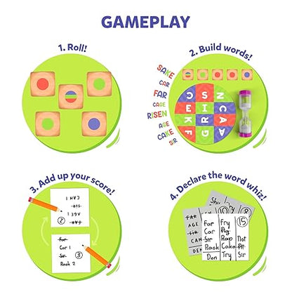 Skillmatics Word Building Game Muddled Fast Paced Word Building Game Fun for Kids