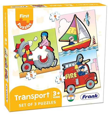 Frank Transport Theme Jigsaw Puzzle for Kids Above Educational for Focus and Memory - 10204