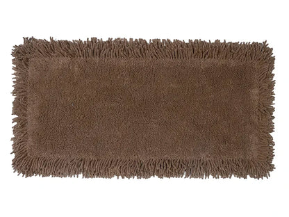 Saral Home Shaggy Soft Cotton Durable & Washable Multipurpose Bedside Runner Colour Brown
