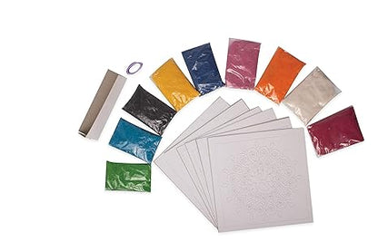 Funskool Handy crafts Handycrafts Sand Art Make 6 Different Paintings with Sand